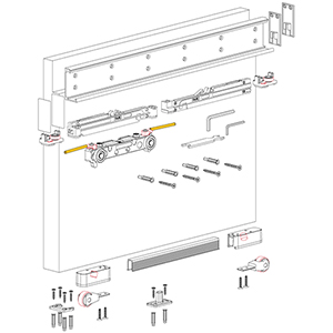 Sistema per porte scorrevoli MAGIC 2