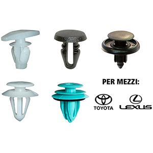 Minuteria per fissaggio carrozzeria TOYOTA – LEXUS