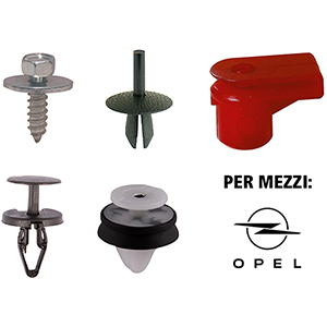 Minuteria per fissaggio carrozzeria OPEL