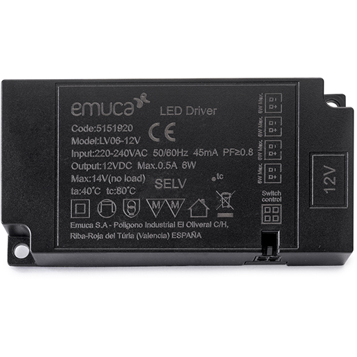 Technische Zeichnung von LED KONVERTER SMART 12V 6W 115