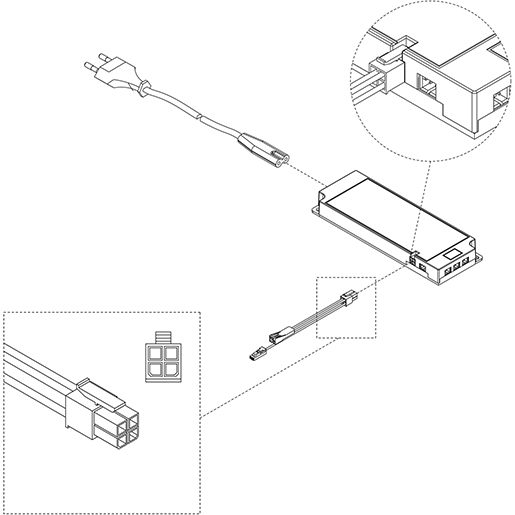 Detail von LED KONVERTER SMART 12V 15W 300