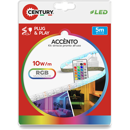 Imballo di Striscia LED 220 V da interno RGB EASYSTRIP 400