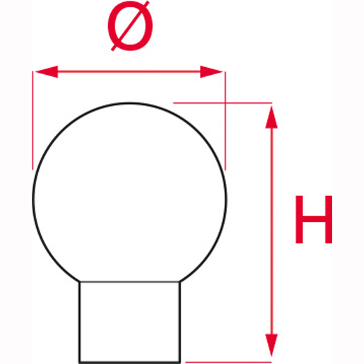 Disegno tecnico di Pomolo per mobile 100