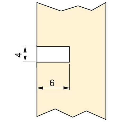 KNOCHENFUSSZANGE PACKUNG 4 STÜCK Technische Zeichnung von KNOCHENFUSSZANGE PACKUNG 4 STÜCK 100