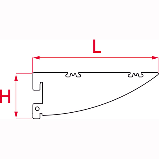 Disegno tecnico di Reggimensola vela 100