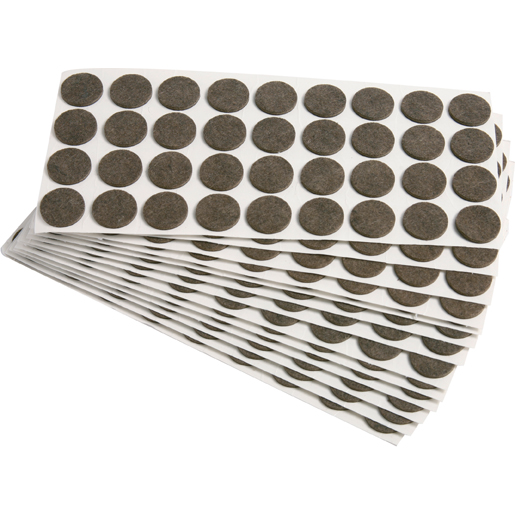 Braune selbstklebende Filzpads