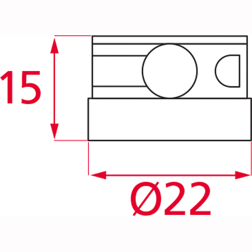 Disegno tecnico di Giunzione SUPERLOCK 100