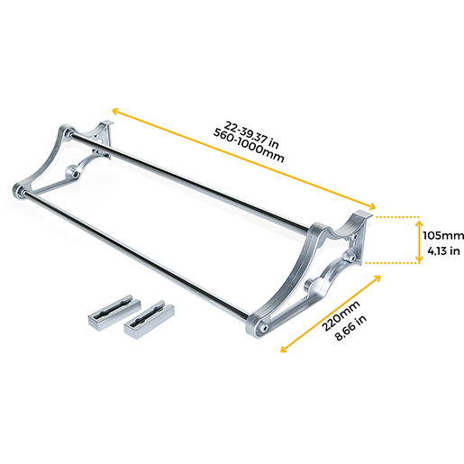 SCHUHABLAGE SELBST 560-1000 MM Technische Zeichnung von SCHUHABLAGE SELBST 560-1000 MM 100