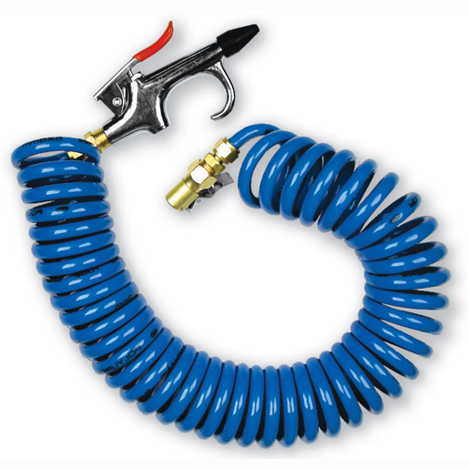 Espiral poliuretano con pistola de soplado