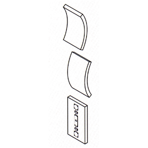 Detail von TÜRBEGRADIGER MIT ENDEINSTELLUNG BRAUN 320