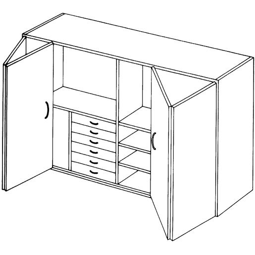 Verwendung von Faltgleitschiene MICRO 30 kg 500