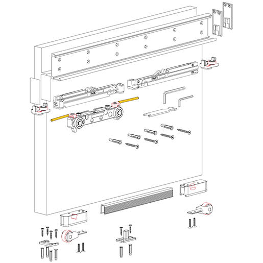 System für Schiebetüren MAGIC 2