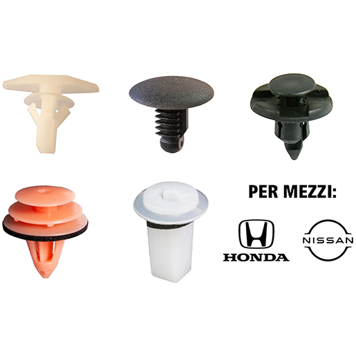 Minuteria per fissaggio carrozzeria HONDA – NISSAN