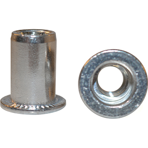 Tuercas remachables de aluminio