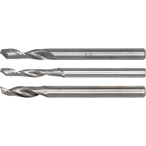 Router bit for pantograph in HSS-M2 for aluminium and PVC with lateral cut