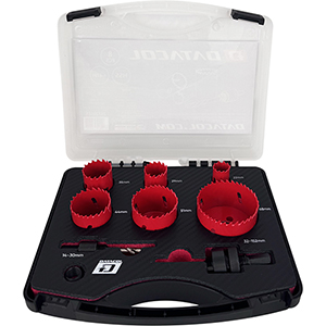 Conjunto de serras craneanas bimetálicas 9 pcs