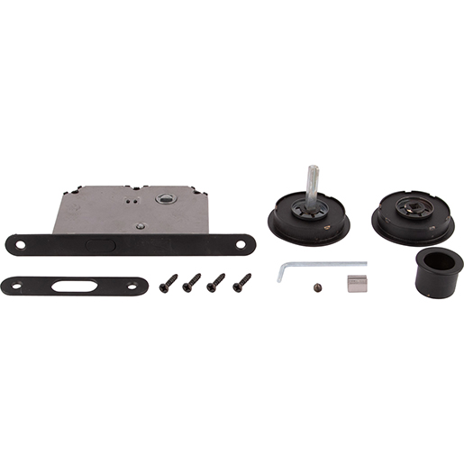 VERDECKTES TÜRSCHLOSS SCHWARZ