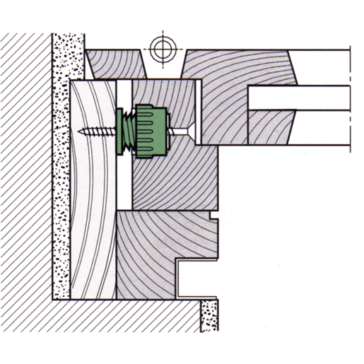Uso di DISTANZIATORE SERR LEGNO MM 9 505
