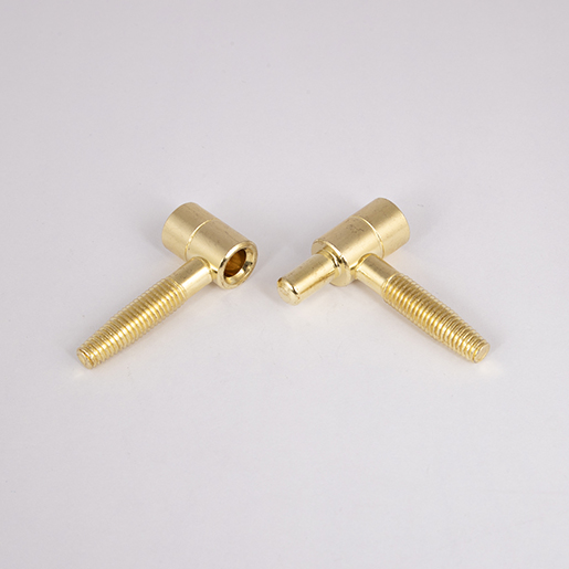 Detail von GERIPPTES SCHARNIER D13 MESSING 300