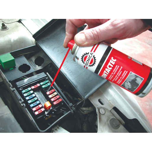 Uso de Limpiador de contactos eléctricos 505