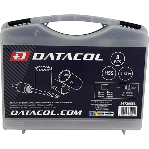 null Conjunto de serras craneanas bimetálicas 9 pcs 310