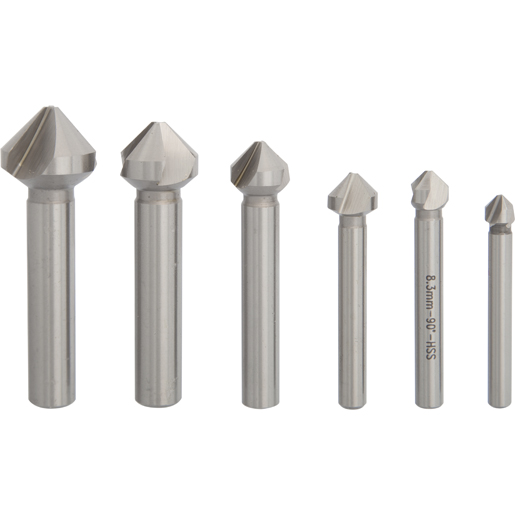 Détail de Fraises à encastrer et à ébavurer en acier à coupe rapide à 3 tranchants 300