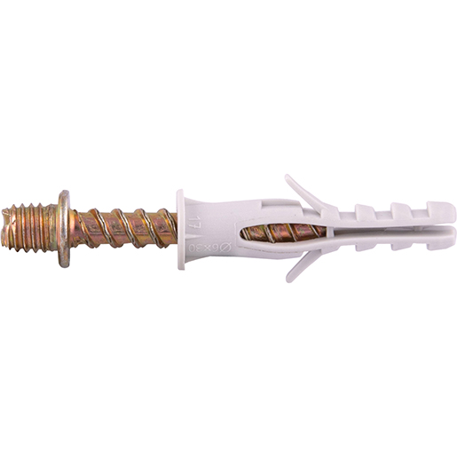 CHEVILLE Ø 8 X30+ VIS POUR COLLIERS