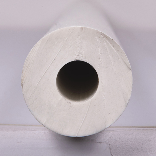 Dettaglio di Distanziale forato in PVC per fissaggi passanti Ø 35 mm 300