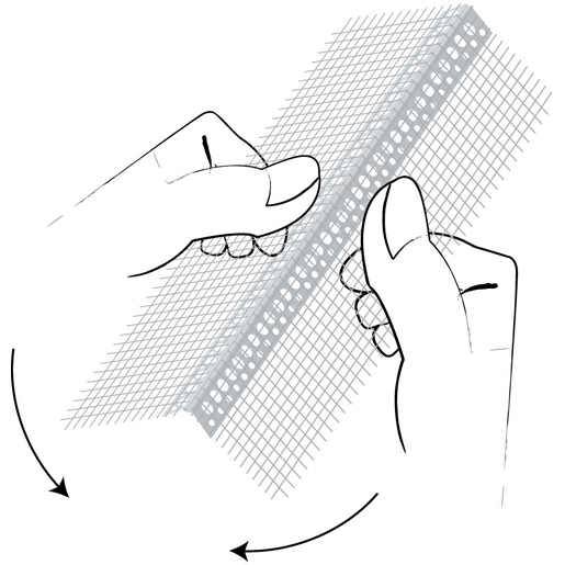 Uso di PARASPIGOLO FLEX PVC MM 25x25x25 M 510