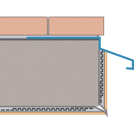 Uso di BARRA ROMPIGOCCIA PVC MM 10x10x2,5 M 505