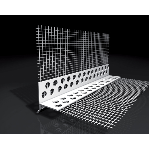 Barra rompigoccia aderente PVC con rete
