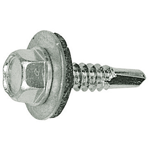 Tornillo autoperforante cabeza hexagonal con arandela y junta de neopreno