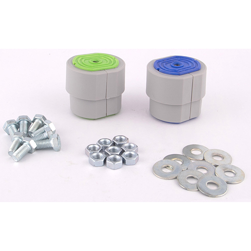 Kit antivibranti SUSTA+ verde-blu per unità esterne 4 pezzi Contenuto di Kit antivibranti SUSTA+ verde-blu per unità esterne 4 pezzi 200