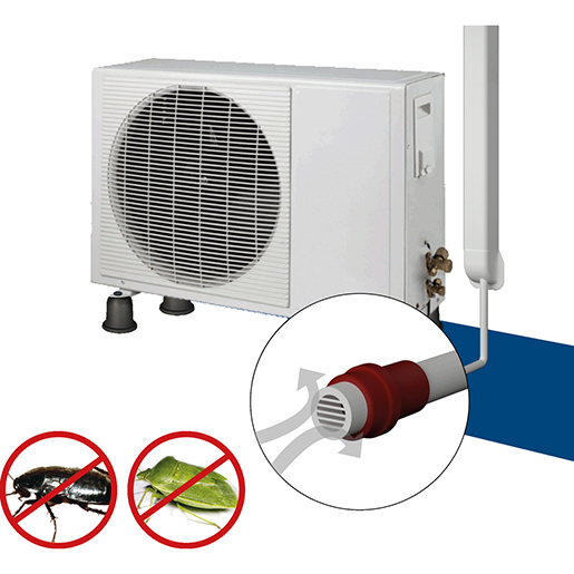 Verwendung von ANTI-INSEKTEN-FITTING STARRE ROHRE D18 500