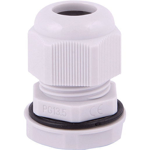 Pressacavo in nylon con controdado passo PG13,5