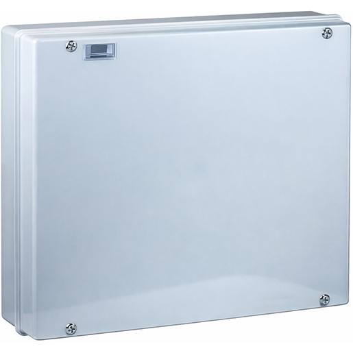 Wasserdichte Abzweigdose 300x220x120 mm mit glatten Wänden und Scharnier