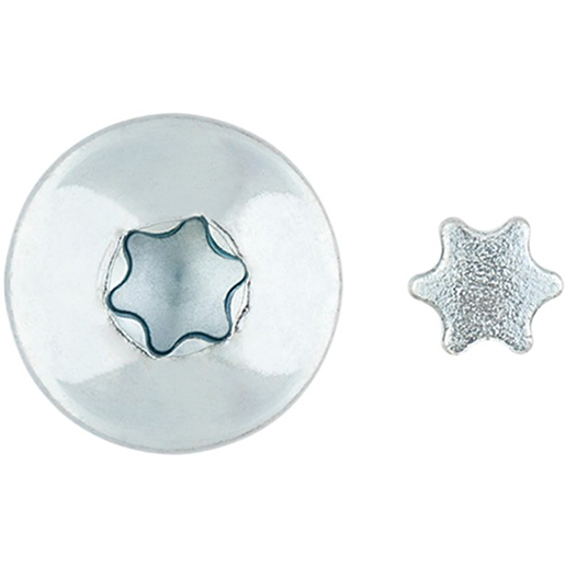 Estrella para tornillo inviolable TX ZN