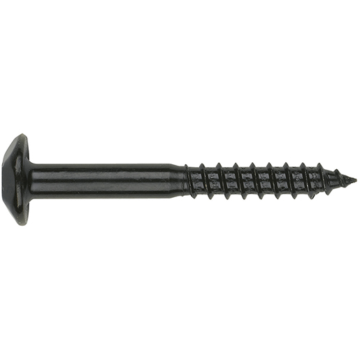 Tornillo inviolable TX cincado negro