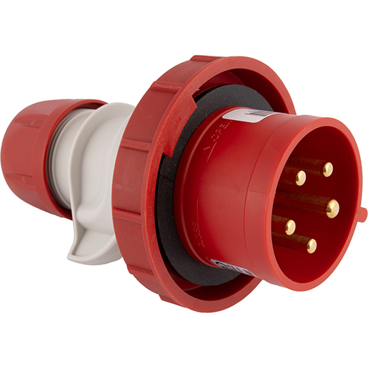 FICHE DROITE 32A 380V 3P+N+T