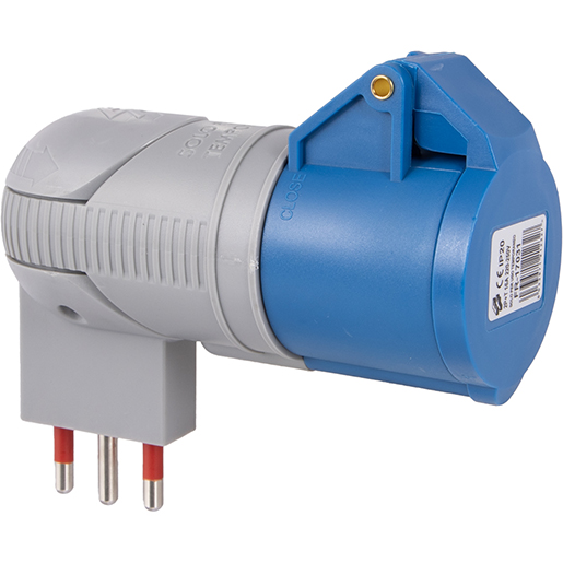 KAMM STECKER ADAPTER 16A CE2P+T IP20 Detail von KAMM STECKER ADAPTER 16A CE2P+T IP20 300