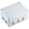 Wasserdichte Abzweigdose 155x110x70 mm mit Kabelverschraubungen