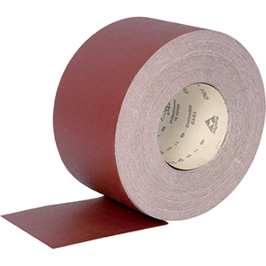 Rotes Korundharzpapier 115 mm x 50 m