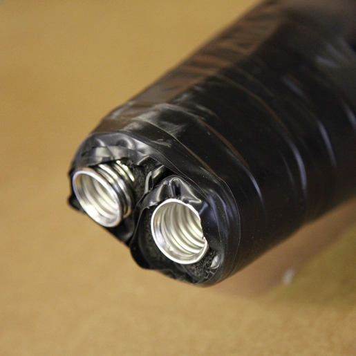 Dettaglio di Tubo solare INOX con rivestimento EPDM IM 305