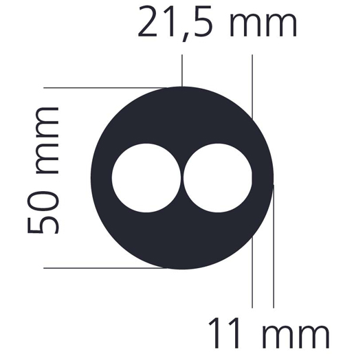 Disegno tecnico di Tubo solare INOX con rivestimento EPDM IM 100