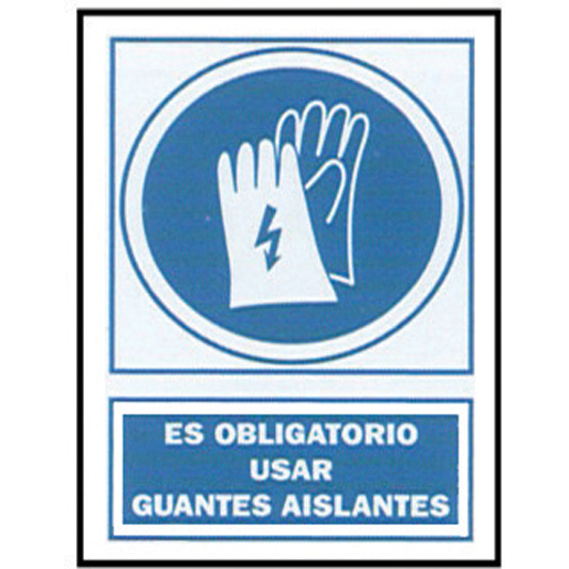 OBLIG. USO GUANTES AISLANTES