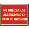 NO USAR ASCENS. INCENDIO