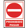 PROHIBIDO EL PASO (VEHICULOS)