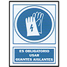 OBLIG. USO GUANTES AISLANTES