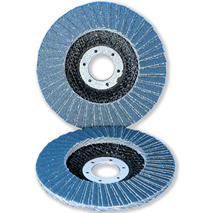 Discos de laminas de zirconio reforzados con soporte de fibra cónico
