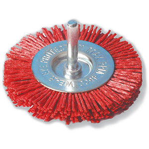 Cepillo circular de nylon abrasivo